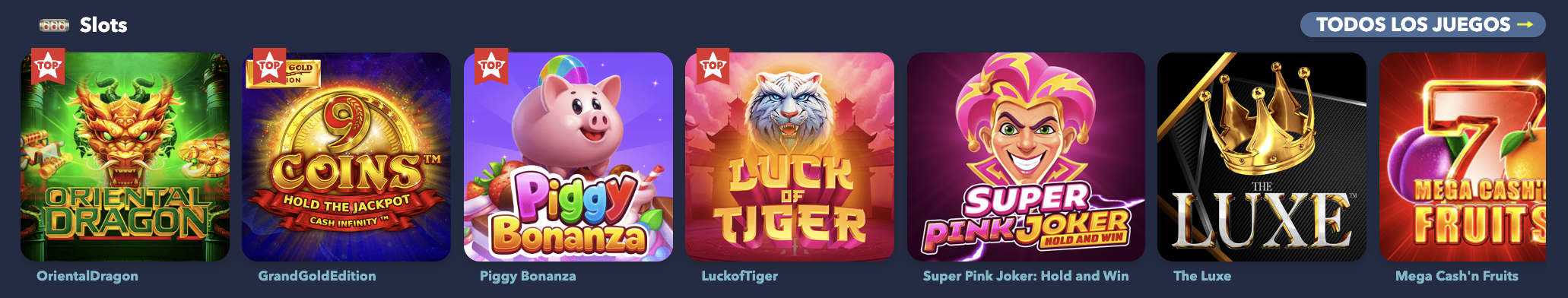 tragamonedas populares Perú